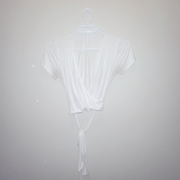 White cross front shirt - Picture 1 of 1